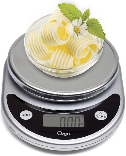 Skorter | Ozeri Pronto Digital Multifunction Kitchen and Food Scale, Compact, Lime Green