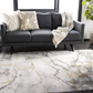 Skørter | Safavieh Craft Collection CFT877S Modern Abstract Non-Shedding Living Room Bedroom Accent Area Rug, 4' x 6', Gray / Wine