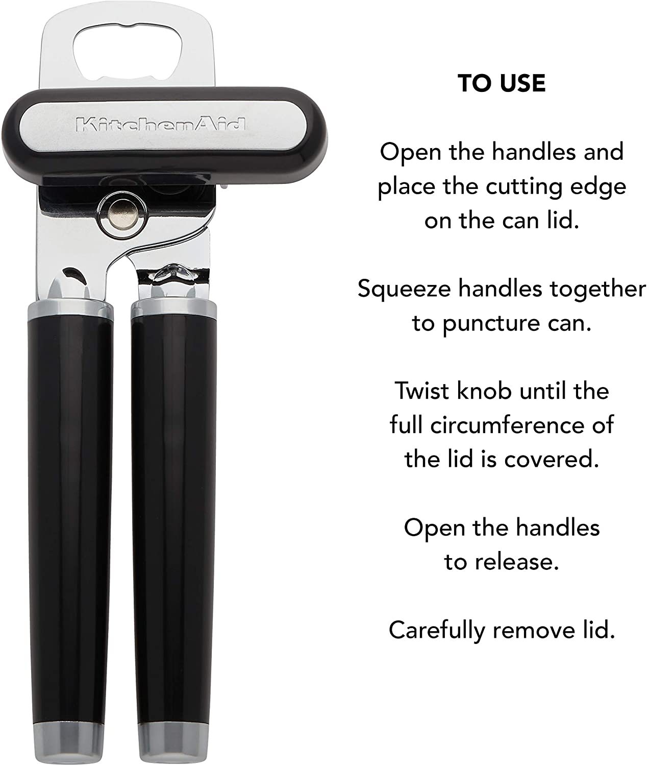 Skørter | KitchenAid Classic Multifunctional Can Opener / Corkscrew, 8.34-Inch, Charcoal Gray