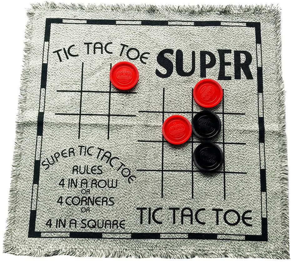 Skørter | Yuanhe 3 in 1 Gigantic Check Set Includes Tic Tac Toe Game with Reversible Mat, Classic Indoor Outdoor Garden Game for Family