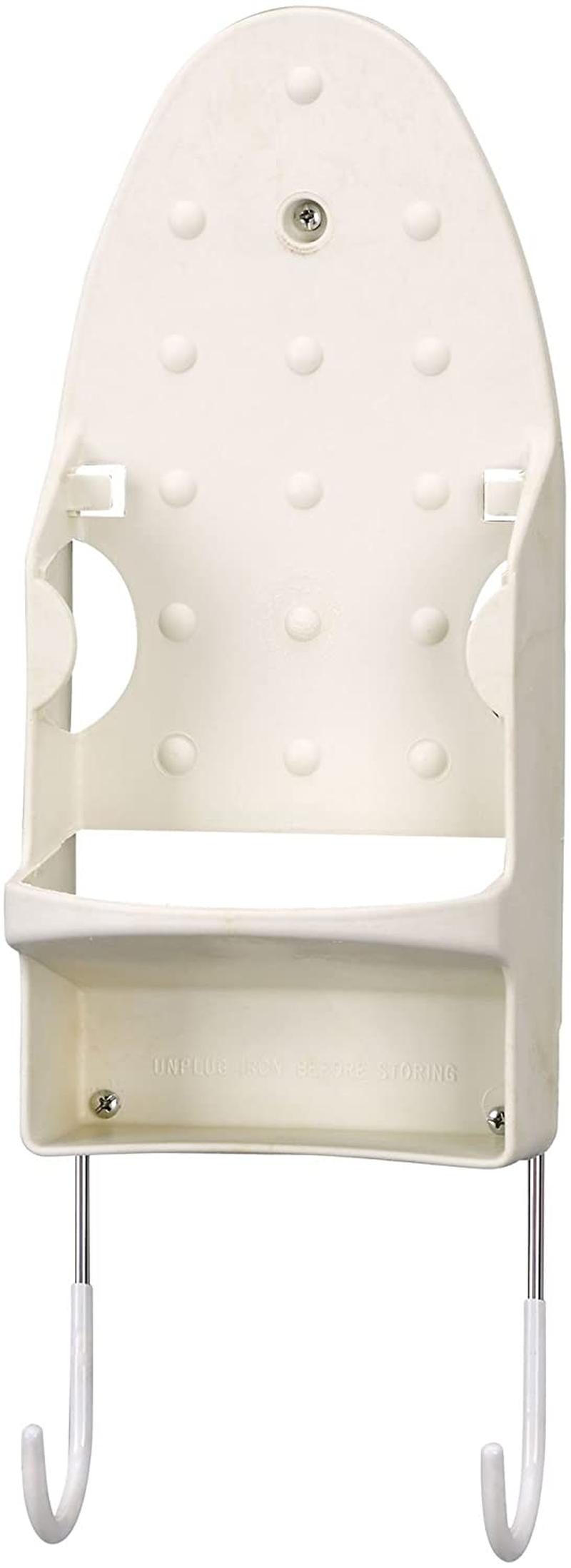 Skørter | Household Items 166-1 Iron wall mount with attached ironing board hooks, White