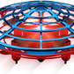 Skørter | Force1 Scoot Combo Hand Operated Drone for Kids or Adults - Hands-Free Motion Sensor Mini Drone, Easy Indoor Rechargeable UFO Flying Ball Drone Toy for Boys and Girls (Red/Blue)