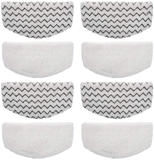 Skorter | Bonus Life 8 Pack Steam Mop Pads for Bissell Powerfresh Steam Cleaner 1940 1806 1544 1440 2075A Replacement