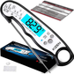 Skørter | Kizen Digital Meat Thermometers for Cooking - Waterproof Instant Read Meat Thermometer for Meat, Frying, Baking, Outdoor Cooking, Grilling, & BBQ (Black/White)