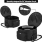 Skørter | SAMDEW 24-inch outdoor fire pit bag compatible with Outland Firebowl model 883 885, Firebowl travel carry axe for 24-inch diameter propane gas fire pit, black, bag only