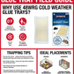 Skørter | Catchmaster Rat, Mouse, Opossum, and Insect Cold Weather Professional Strength Glue Traps - Non-Toxic - 6 Limb Boards