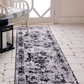 Skørter | Unique Loom Sofia Collection Area Traditional Vintage Rug, French Inspired Perfect for All Home Decor, 2' 0 x 9' 10 Runner, Black/Gray