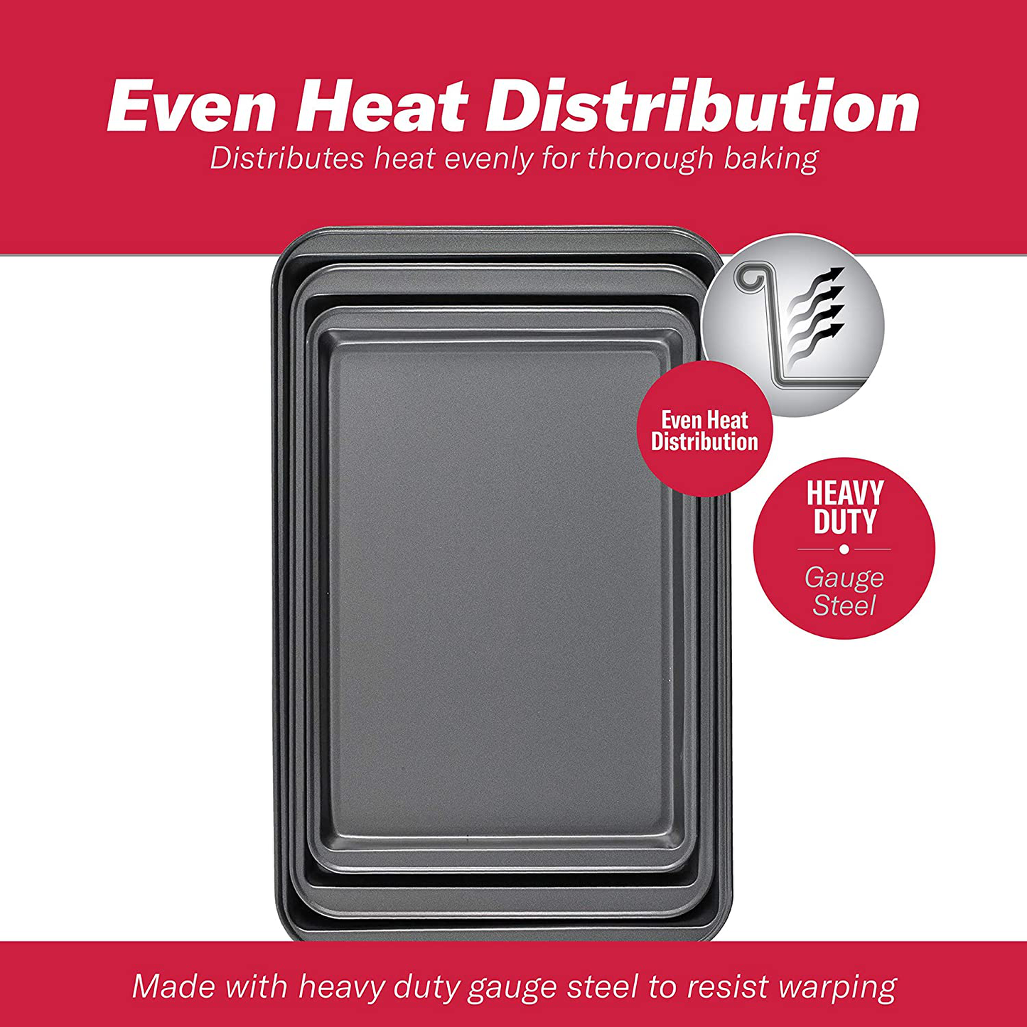 Skørter | Goodcook Baking Tray, 33 cm x 23 cm, Dark Gray