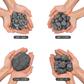 Skørter | Skyflame10LB Natural Lava Stones for fireplaces, fire pits, fireplaces, landscape decoration, indoor and outdoor use, 3/4~1 inch, black