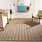 Skørter | Safavieh Natural Fiber Collection NF115J Border Herringbone Seagrass Area Rug, 3' x 5', Ivory