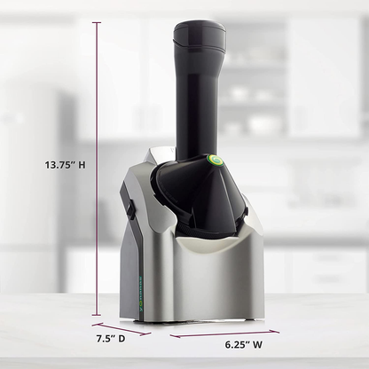 Skørter | Dairy-Free Frozen Fruit Soft Serve Machine, Includes 36 Recipes, 200-Watt