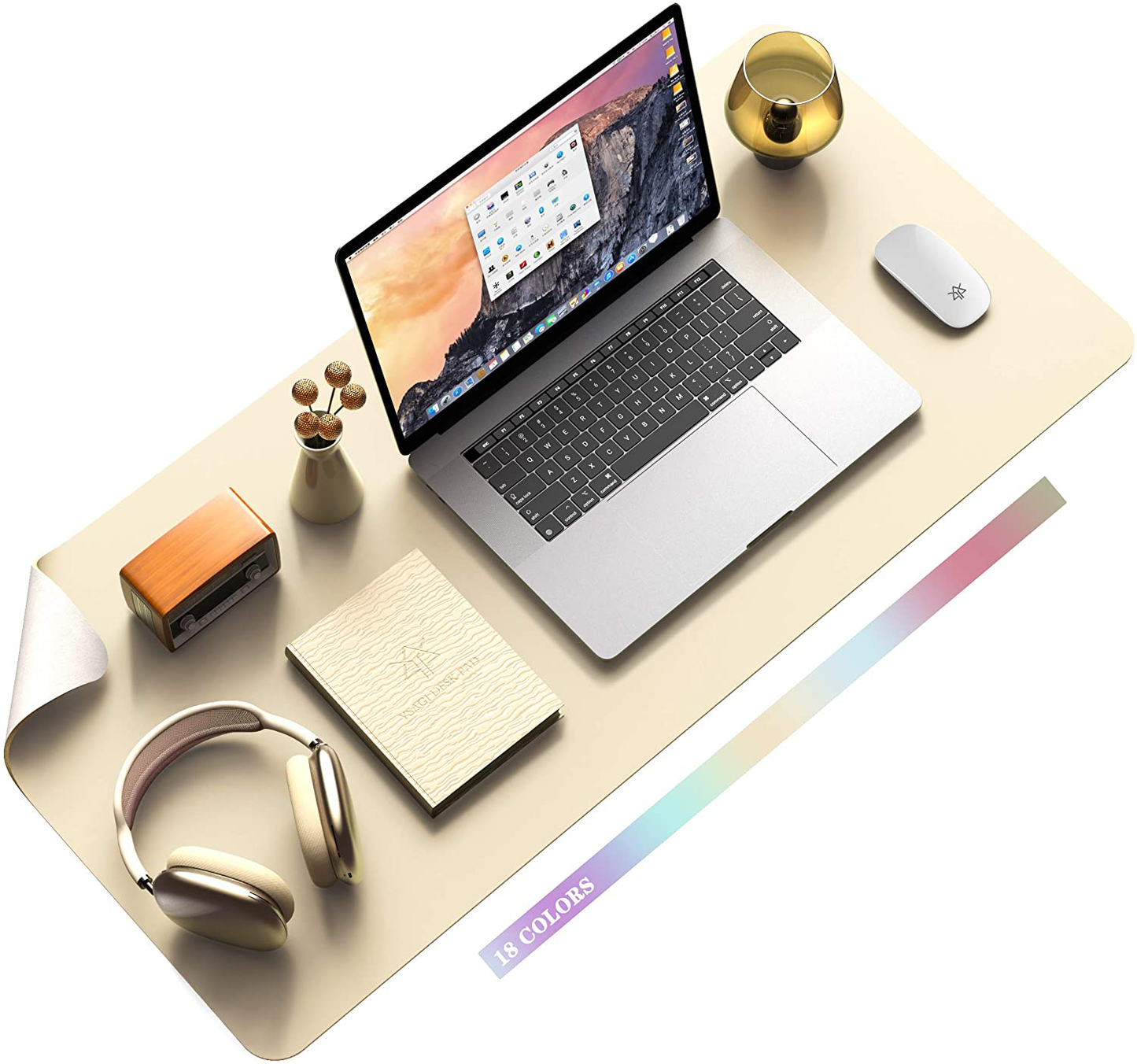 Skorter | Desk Pad Protector Waterproof Non-Slip Leather Office Mouse Mat