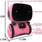 Skørter | 98K Kids Robot Toy, Smart Talking Robots Intelligent Partner and Teacher with Voice Control and Touch Sensor, Singing, Dancing, Repeating, Gift for Boys and Girls from 3 years and up