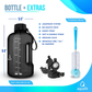 Skørter | AQUAFIT Half Gallon Water Bottle with Straw Half Gallon Water Jug Motivational Water Bottle 64 Ounce Water Bottle with Time Markers Large Water Bottle Big Water Bottle 1/2 Gallon Water Jug Large Water Jug Gray