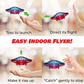 Skørter | Force1 Scoot Combo Hand Operated Drone for Kids or Adults - Hands-Free Motion Sensor Mini Drone, Easy Indoor Rechargeable UFO Flying Ball Drone Toy for Boys and Girls (Red/Blue)