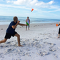 Skørter | Funsparks Paddle Ball Game Jazzminton Beach for Family and Friends – 2 Paddles, 2 Birdies, 1 Ball and Carry Bag – Wind Birdie Included for Windy Days – Racket Game for All Ages