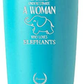 Skørter | Elephant gifts for women - Unique Mother's Day gifts birthday gifts for her funny novelty wine glasses personal gift for girlfriend, colleagues, friends insulated tumbler 20oz blue