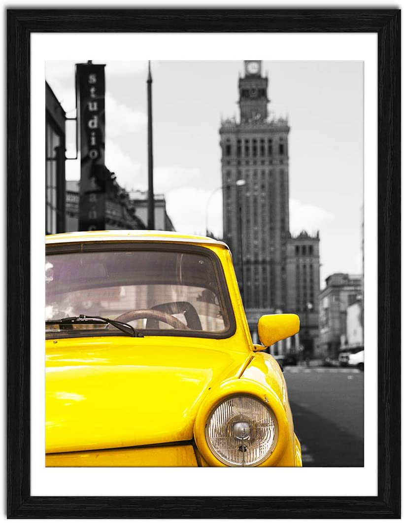 Skørter | Emeyart 12x16 Picture frame to display 11x14 Documents with Master Black genuine wood photo frame Wall art decorative for living room and office wall decor