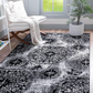Skørter | Unique Loom Sofia Collection Area Traditional Vintage Rug, French Inspiration Perfect for All Home Decor, 5' 0 x 8' 0 Rectangular, Black/Ivory