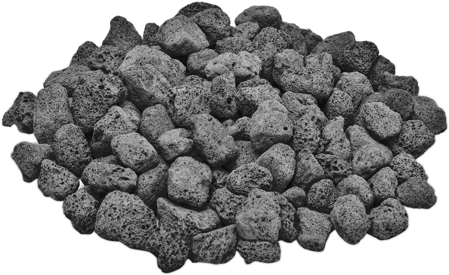 Skørter | Skyflame 10LB Natural Lava Stones for Fireplaces, Fire Pits, Stoves, Garden Landscape Decoration, Indoor and Outdoor Use, 3"-5" Sizes, Red