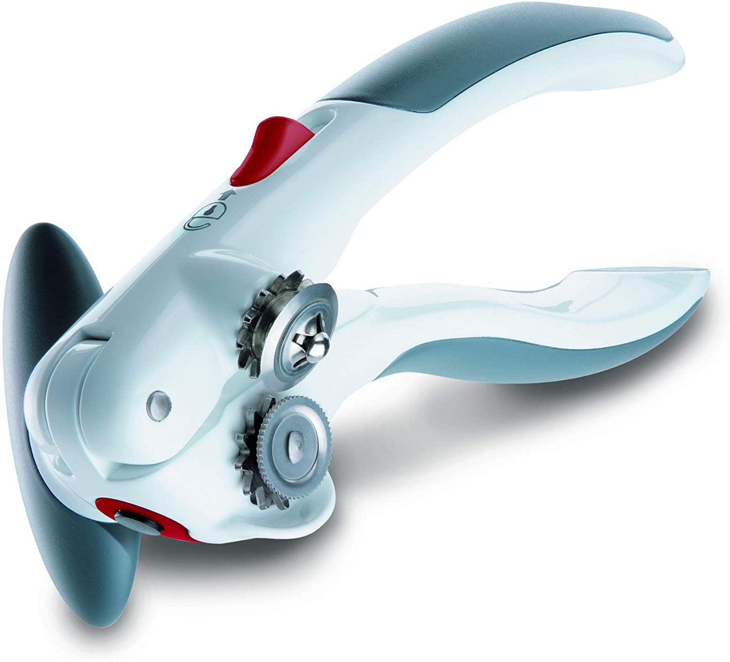 Skørter | Zyliss - 20362 ZYLISS Lock N' Lift 7" Manual Handheld Can Opener with Locking Mechanism, White/Grey