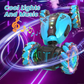 Skørter | 1:12 RC 2.4Ghz 4WD Hand Controlled RC Car with 360° Rotation, Spray, Lights and Music