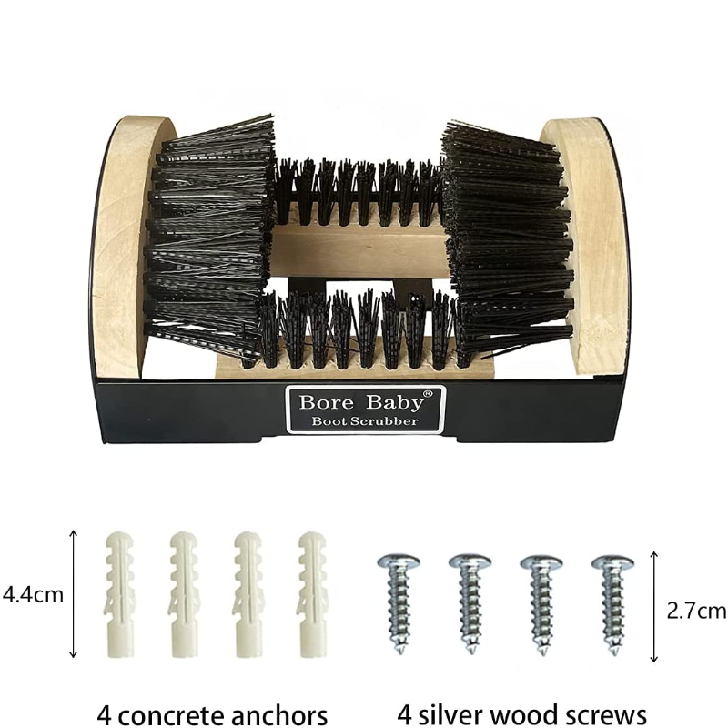 Skørter | Outdoor Heavy Duty Boot Scrubber Brush for Work Shoes and Sneakers