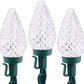 Skørter | Brizled C9 Christmas Tree Lights Cold White, 16ft Faceted 25 LED Christmas Tree Lights String Connector Outdoor Christmas Decorative Light Strand, 120V UL Approved for Christmas Tree, Garden, Holiday, Yard, Party