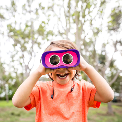 Skorter | Educational Insights GeoSafari Jr. Kidnoculars Pink: Easter Gift, Science Toys, Kids Binoculars, Perfect Outdoor Play for Preschool Science, Ages 3+