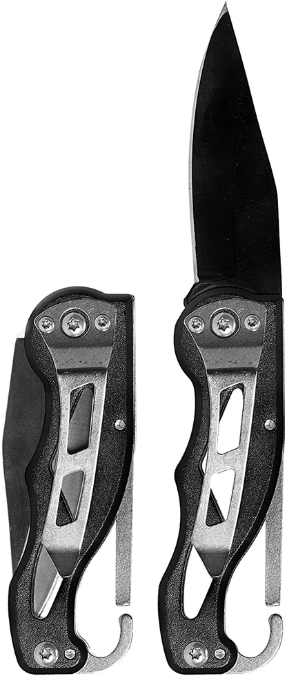 Skorter | 10 in 1 Emergency Tactical Gear Survival Kit Knife Blanket Compass Fire Starter Flashlight Saw Outdoor Camping Trip Fishing Adventure Sports Gear