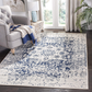 Skørter | Safavieh Madison Collection MAD603D Oriental Snowflake Medallion Worn Non-Shedding Stain Resistant Living Room Bedroom Accent Rug, 2'3" x 4', Cream / Navy Blue