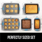Skørter | Multipack Gorilla Grip Bakeware Sets, Nonstick, Heavy Duty Carbon Steel