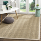 Skørter | Safavieh Natural Fiber Collection NF115J Border Herringbone Seagrass Area Rug, 3' x 5', Ivory