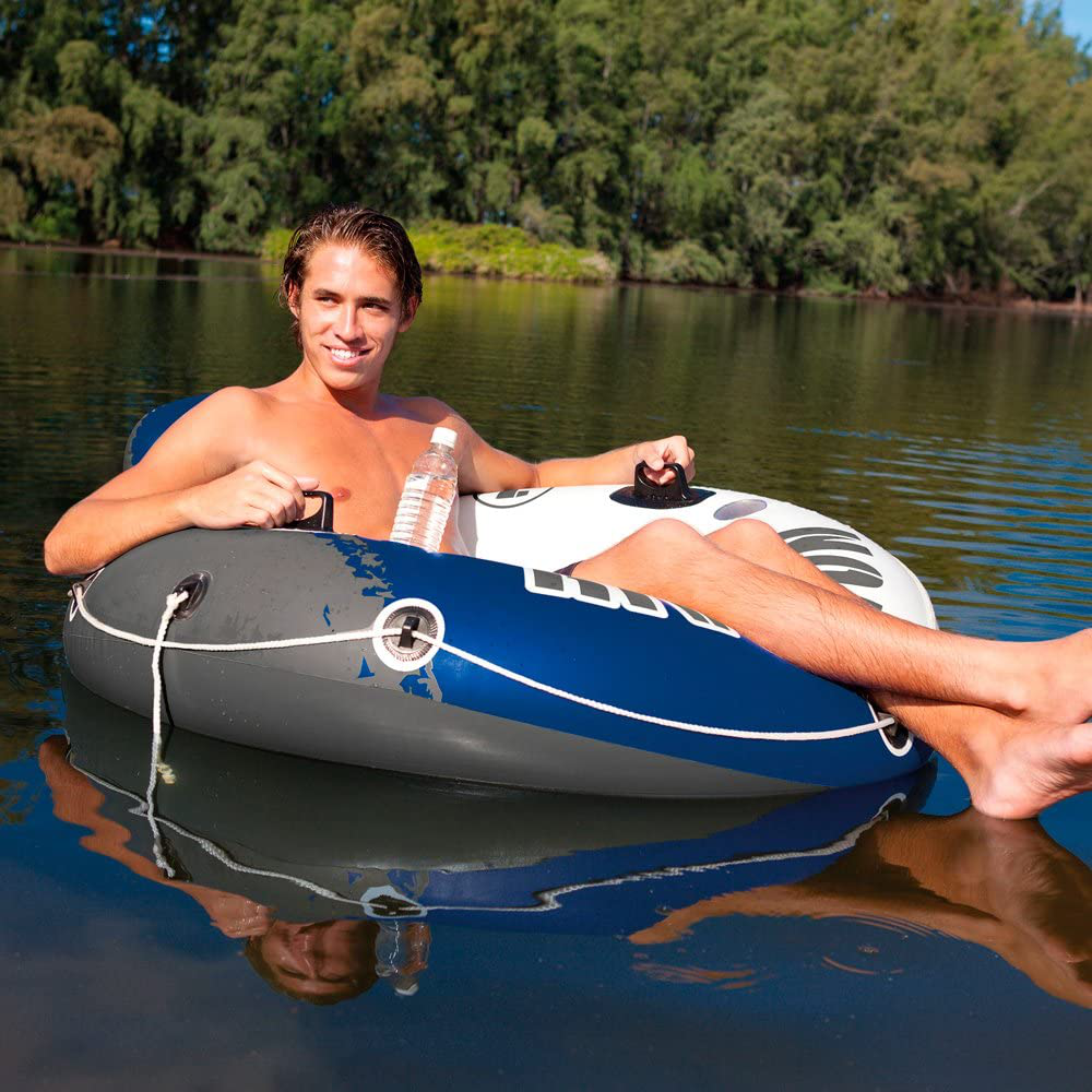 Skorter | Intex River Run I Sport Lounge, Inflatable Water Float, 53" Diameter