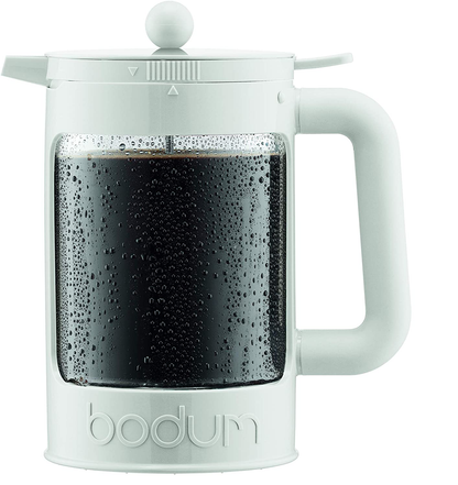 Skorter | Bodum BEAN Cold Brew Coffee Maker, 51 Oz, Bright White