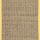 Skørter | Safavieh Natural Fiber Collection NF114X Border Basketweave Seagrass Accent Rug, 2' x 3', Gold