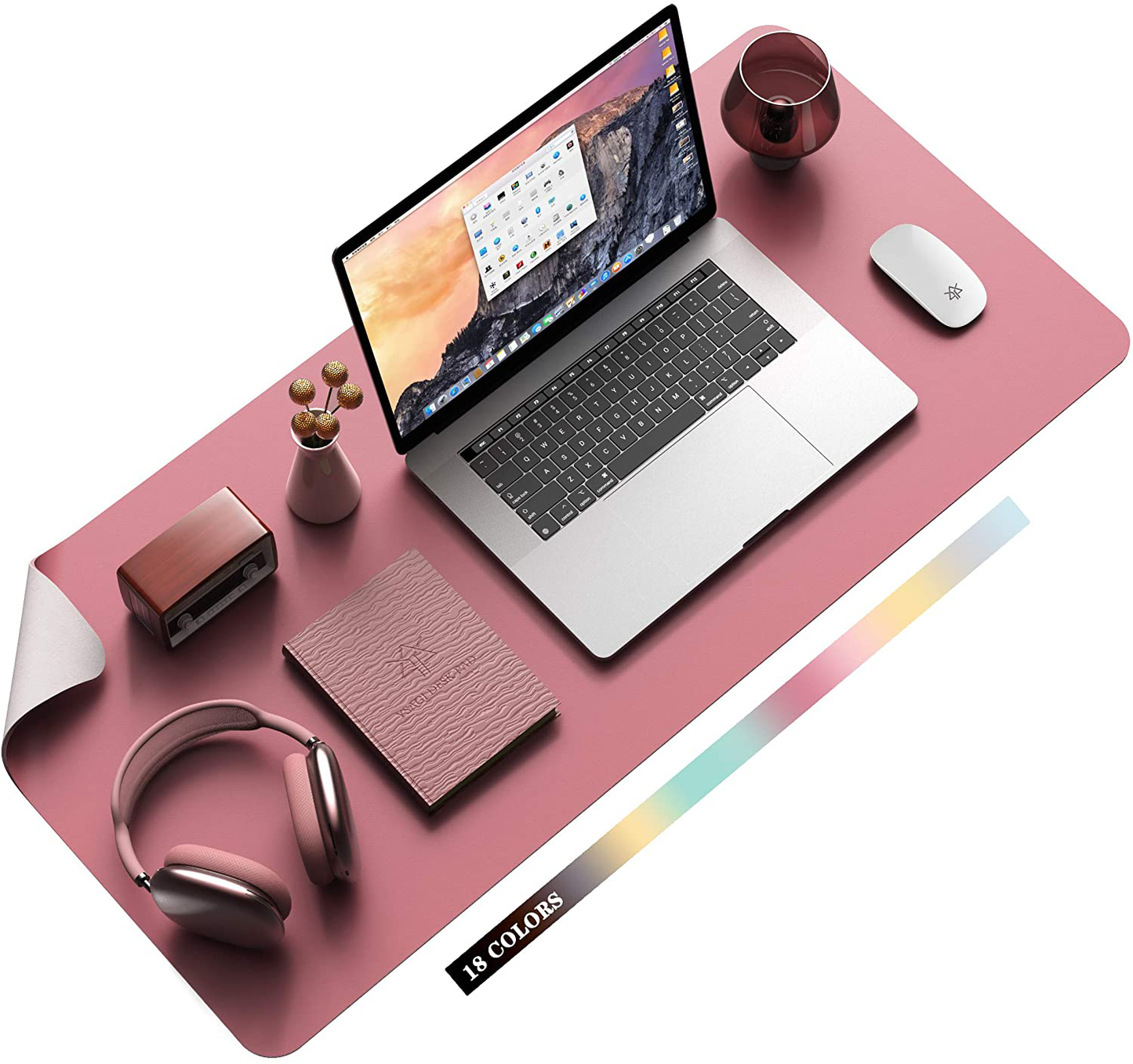 Skorter | Desk Pad Protector Waterproof Non-Slip Leather Office Mouse Mat