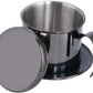 Skørter | Portable stainless steel coffee drip filter kettle for home kitchen office outdoor use, durable, safe (Black)