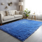 Skørter | GKLUCKIN Shag Ultra Soft Area Rug, Fluffy 5'x8' Light Navy Blue Rugs Plush Fuzzy Non-Skid Indoor Faux Fur Rugs Fuzzy Rugs for Living Room Bedroom Kids Room Playroom Decor