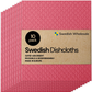 Skørter | Swedish wholesale Swedish dishcloths - Pack of 10, reusable, absorbent towels for kitchen, bathroom, and countertop cleaning - Cellulose sponge cloth - Red