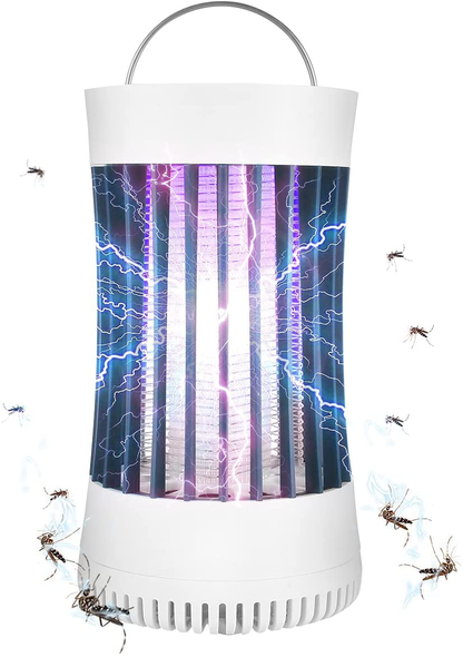 Skørter | AICase Bug Zapper, USB rechargeable indoor and outdoor mosquito killing lamp with 2000mah battery, suction fan, electric portable mosquito fly trap for home, camping, midges, backyard, patio