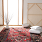 Skørter | Safavieh Vintage Hamadan Collection VTH211A Oriental Traditional Persian Non-Shedding Living Room Bedroom Accent Area Rug, 4' x 6', Red / Multi