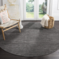 Skørter | Safavieh Vision Collection VSN606D Modern Ombre Tonal Chic Non-Shedding Stain Resistance Living Room Bedroom Area Rug, 4' x 4' Round, Gray