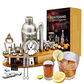 Skørter | 24 Pcs 750ml Cocktail Shaker Set with Stand, Stainless Steel
