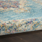 Skørter | Nourison Passion 4' x 6' Ivory Light Blue Rug, 3'9" x 5'9", 5 Feet