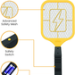 Skørter | Ostad Bug Zapper Electric Fly Swatter Racket - Powerful Handheld Indoor Outdoor Pest Control Insect Zapper Kills - Fly Mosquito Zapper, Bee, Wasp, Flying Insect Killer 4000 Volts - AA Batteries Included