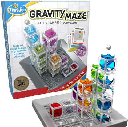 Skorter | ThinkFun Gravity Maze Marble Run Brain Game and STEM Toys for Boys and Girls Age 8 and Up – Toy of the Year Winner