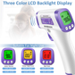 Skørter | Heavy Thermometer Infrared Forehead High Caliber Sensor No Contact with LCD Display for Medical Offices, Hospitals