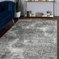 Skørter | Unique Loom Sofia Collection Area Traditional Vintage Rug, French Inspired Perfect for All Home Décor, 3' 3 x 5' 3 Rectangular, Gray/Ivory