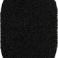 Skørter | Unique Loom Solo Solid Shag Collection Area Modern Plush Rug Lush & Soft, 3' 3" x 5' 3", Jet Black